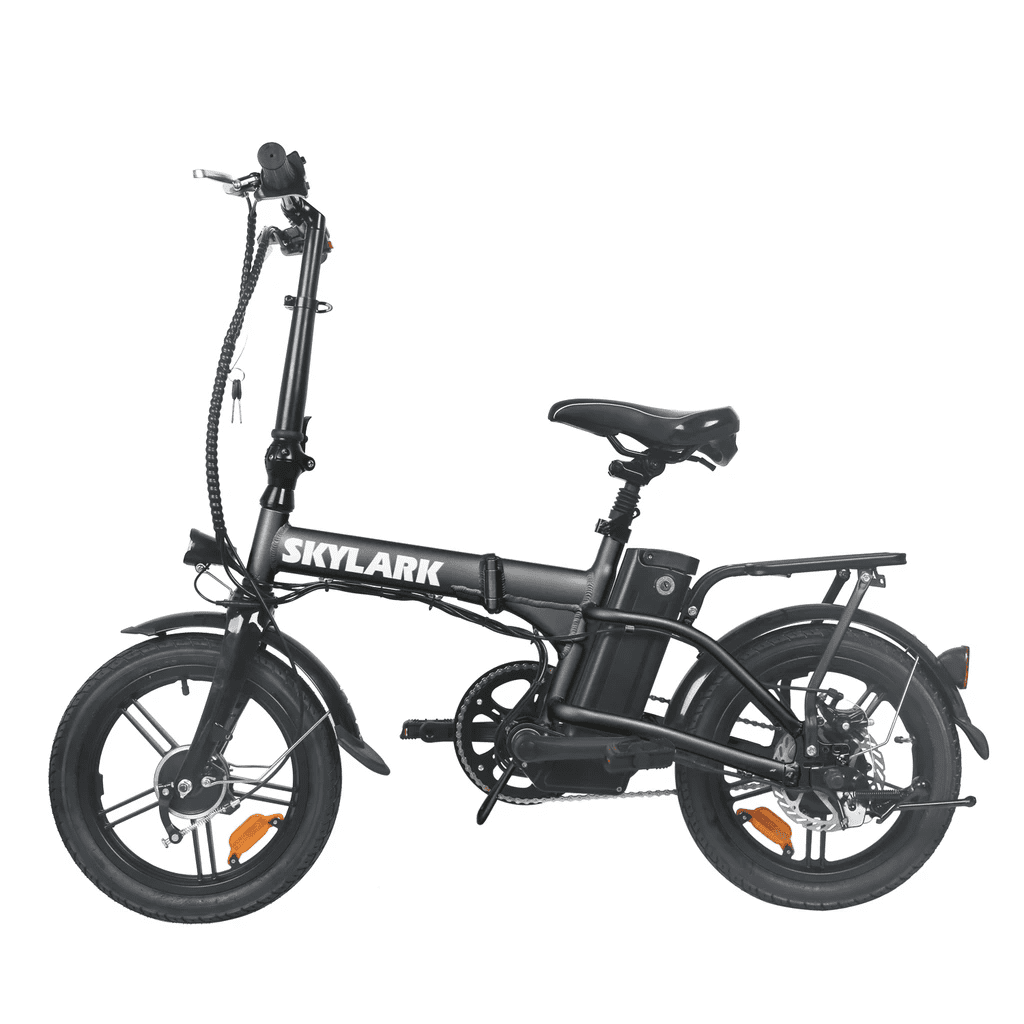 NAKTO A020100018 Skylark 16" x 2" Electric Bicycles, Black