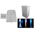 thumbnail image 2 of (2) Rockville RSC158W White 15 inch PA DJ Speaker Cover Scrims 4 Wedding Church Club, 2 of 11