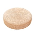thumbnail image 2 of Handmade Straw Weaved Futon Straw Mat Yoga Mat Kneeling Mat Meditation Zen Mat Straw Weaved Thickened Tatami Mat, 2 of 6