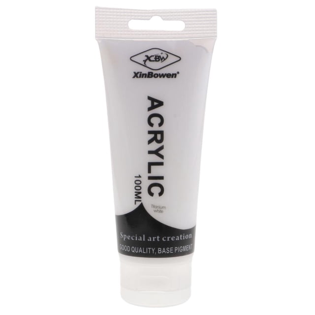 100ml Tubo de Pintura Acrílica de Pintura sobre Tela de Arcilla de Cerámica - , tal se describe blanco Sunnimix Tubo de pintura acrílica