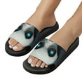 thumbnail image 5 of GZHJMY Stylish Slides for Women Men, Panda with a hacker theme Soft Flexible Slip-on Sandals Slippers, 5 of 7