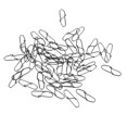 thumbnail image 2 of 50pcs Eslabones Giratorios Acero Inoxidable Ganchos Señuelo Accesorios Conectores Pesca, 2 of 6