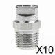 thumbnail image 5 of 10-Pack 1/8" Flat Spray Nozzle Tip with Easy Installation Washer Fan Pattern, 5 of 5