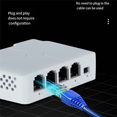 thumbnail image 4 of 6 Pcs 4 Ports 1 à 3 Ports Extendeur PoE Passif Cascadable IEEE802.3Af 100Mbs pour Transmission IP Répéteur Interrupteur NVR IP, 6 x Extendeur Réseau, Blanc, 4 of 7