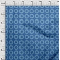 thumbnail image 3 of oneOone Polyester Spandex Blue Fabric Geometric Craft Projects Decor Fabric Printed By The Yard 56 Inch Wide, 3 of 5