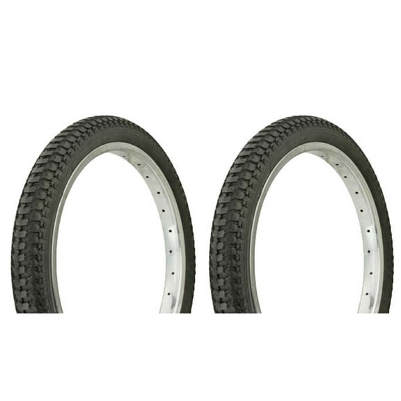 Lowrider Tire set. 2 Tires. Two Tires Duro 18" x 2.125" Black/Black Side Wall HF-148 Bike Part, Bicycle Part, Bike Accessory, Bicycle Accessory