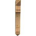 thumbnail image 2 of Ekena Millwork 4"W x 18"D x 30"H Merced Arts & Crafts Rough Sawn Bracket, Western Red Cedar, 2 of 4