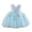 Sky Blue, variant on Flower Girl Dress Flower Girl Embroidery Dress Party Gown with Skirt Wedding Cute Summer Purple Dress Size 18-24 M