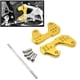 thumbnail image 1 of 1 par CNC Rearsets Base pie clavijas soporte de elevación trasera para R3  Oro Cola Soporte de estriberas de base de estribos traseros, 1 of 8