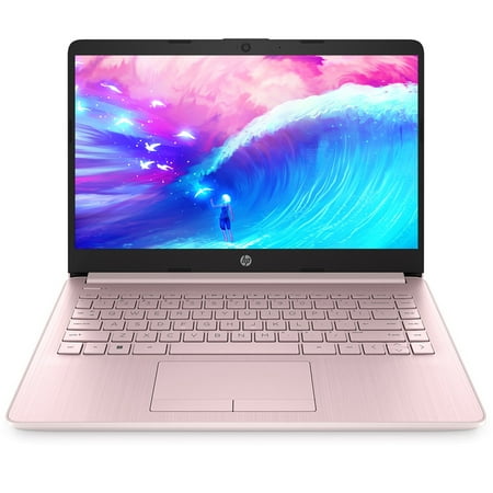 HP Laptop, 14" Ultral Light Laptop for Students and Business, Intel Celeron Quad-Core N4120, 16GB RAM, 64GB eMMC+256GB Micro SD, Wi-Fi, Bluetooth, Webcam, Windows 11 Home in S Mode, Pink