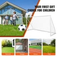 thumbnail image 2 of SKYSHALO 12x6 ft Portable Soccer Goal for Adults/Kids, Outdoor Training Net with Carry Bag, White, 2 of 9