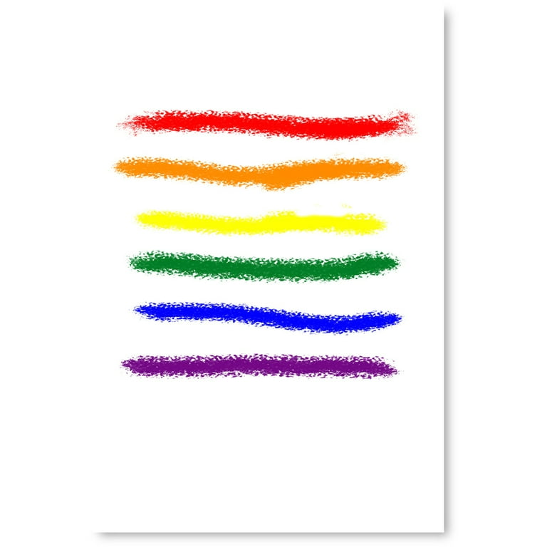 Gay Pride Rainbow Crayons - Gay Pride Month - Posters and Art Prints