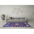 thumbnail image 3 of Ahgly Company Indoor Rectangle Persian Blue Traditional Area Rugs, 2' x 3', 3 of 4