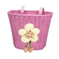 thumbnail image 2 of Cesta de bicicleta para niños, niñas y niños, impermeable, decoración para manillar de bicicleta, mini cesta Rosa, 2 of 8
