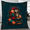 Quilt Blanket, variant on E-Macom LLC Floral Sugar Skull Book Quilt Blanket, Gothic Library Bed Quilt, Colorful Skull Bedroom Home Decor (55x60")