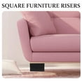 thumbnail image 3 of UPOUART 4Pcs Bed Raisers Black Plastic NonSlip Stability Storage Houseowners Bedroom Kitchen, 3 of 7