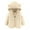 Beige, variant on Edvintorg 0-24 Months Cute Christmas Jackets for Toddlers Girls Boys Fleece Hoody Jackets Long Sleeve Kids Zip Up Outerwear Coat Winter Clothes