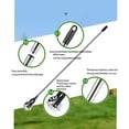 thumbnail image 3 of Shear Sidewalk Manual Lawn Edger,Wheel  Edger Lawn Edger Saw Tooth Edger Lawn Tool Sidewalk Grass Long Handled Step Grass Edger For Home, 3 of 8