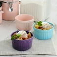 thumbnail image 5 of Crockpot Thornburg 6 Piece 12 Ounce Round Stoneware Ramekin Set in Pastel Assorted Colors, 5 of 5