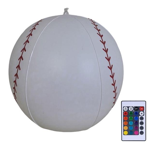 Raypontia Pelotas De Playa para Piscina, Pelotas De Playa Hinchable LED, Pelotas De Piscina De 16 Colores Claros, Pelotas De Playa Inflables con 4 Raypontia Pelotas De Playa para Piscina, Pelotas De Playa Hinchable LED, Pelotas De Piscina De 16 Colores Claros, Pelotas De Playa Inflables con 4