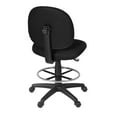 thumbnail image 4 of Romig Comfort Series Swivel Fabric Computer Task Chair with Drafting Kit - Black, 4 of 7