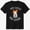 Black-97, variant on Happy Hallothanksmas Festive Drinks T-Shirt, Halloween Thanksgiving Christmas Graphic Short Sleeve Casual Shirt