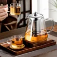 thumbnail image 3 of Large Capacity High Borosilicate Heat Resistant Glass Teapot with Stainless Steel Tea Strainer Infusers Jug Home Glass Teaware, 3 of 9