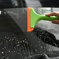 thumbnail image 4 of Flexible Silicone Squeegee 5.9" Blade – Shower Glass, Car Windshield, Window & Mirror Cleaner, Non-Scratch, Reusable, Long Handle, Easy Grip, 4 of 6