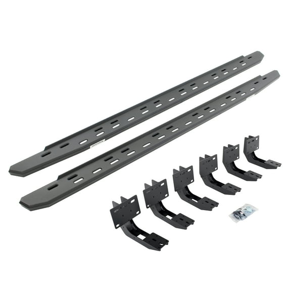 Go Rhino 69630687SPC RB30 Slim Line Running Boards with Mounting Bracket Kit For Ram 19-24 1500 (Crew Cab Pickup)