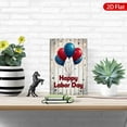 thumbnail image 3 of 1pc Metal Wall Sign, 8x12 Inches, Vibrant Happy Labor Day Design with Colorful Balloons, Rustproof & UV Protected, Perfect for Home, Office, Party Decorations, Ideal for Outdoor and Indoor Use, 3 of 7