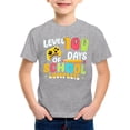 thumbnail image 3 of Gzbliryd Boys Graphic T Shirts Letter Print T Shirt Top Short Sleeve Summer Blouse Cute Summer Tops for Teens Boys Girls Cute Summer Tops (Grey,12-13 Years), 3 of 3