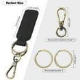 thumbnail image 2 of YSTIANN Genuine Leather Universal Car Keychain – Key Fob Holder Key Chain for Men & Women Durable Key Organizer WJ85-032, 2 of 7