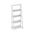 thumbnail image 6 of Lavish Home 4-Tier Freestanding Ladder Bookshelf with X-Back Frame, White, 6 of 7