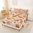 thumbnail image 2 of Erosebridal Kawaii Capybara Bed Sheets,Cute Flowers Floral King Sheets For Girls Kids 4pcs, 2 of 6