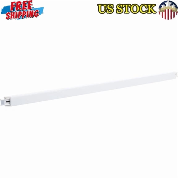 24 Inch Replacement Towel Bar Durable Spring Loaded Adjustable Ends Easy Install