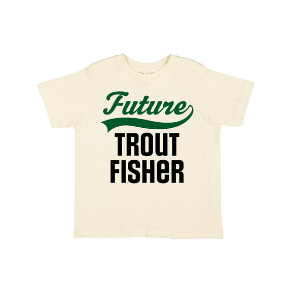 Inktastic Fishing Future Trout Fisher Boys or Girls Toddler T-Shirt