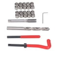 thumbnail image 3 of Kit de inserción de reparación de roscas, herramienta de reparación de roscas de reparación de roscas de 25 piezas Kit de reparación de taladro HSS de primera línea, 3 of 14