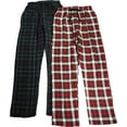 thumbnail image 4 of Hanes Men's 2-Pack Flannel Sleep Pant, 4 of 6