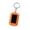 Orange, variant on Solar Light Keychain Solar LED Keychain LED Keyring Torch Plastic Texture Suitable for Backpacking and Travel Essentials