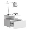 thumbnail image 1 of Mesa Noche Flotante Excelsior Blanco Diseño Moderno, 1 of 5