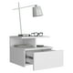 thumbnail image 1 of Mesa Noche Flotante Excelsior Blanco Diseño Moderno, 1 of 5