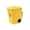 C005- Yellow, variant on Green Shaped Coffee Cup, Ceramic Mug with Lid, Trash Bin Designed Funny Coffee Mug, Gag Gift, Home Office Desk Decor, 4.75X2.5 Inch Creative Irregular Mug Perfect for Personal Use