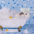 thumbnail image 2 of kurtrusly Puppy Bath Caps Easy And Convenient Way To Bathe Pet Easy To Clean And Care Cat Shower Ear Cap, 2 of 6