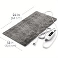 thumbnail image 2 of MesaSe XL Electric Heating Pad For Back Pain - Ultra-Soft Machine Washable Moist/Dry Heat Pad  4 Heat Settings  2-Hour Auto-Off  Plush Flannel Material For Neck  Shoulder  Abdomen  Waist, 2 of 7