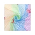 thumbnail image 4 of INSPIRE CHIC Women's Rainbows Bowknot Printed Scarves, 21.7x21.7" Small Square Blended Cotton Gauze Headscarf 21.7x21.7" Rainbow-1, 4 of 6