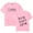 Pink, variant on Rels B Merch Boys Don't Cry Logo T-Shirt Unisex Trend Casual Short Sleeve Top
