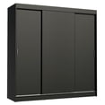 thumbnail image 1 of Ropero Closet Madesa Reno 3 Puertas Corredizas Negro, 1 of 11