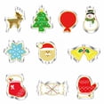 thumbnail image 2 of WHEANG Christmas Cookie Cutters Snowman Christmas Tree Candy Cane Snowflake 10 PCS Set Stainless Cookie Cutter Cookie Cutter For Cookie/cake/cookie/ Decoration, 2 of 8