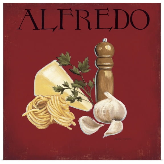 Great BIG Canvas | Rolled Marco Fabiano Poster Print entitled Italian Cuisine III