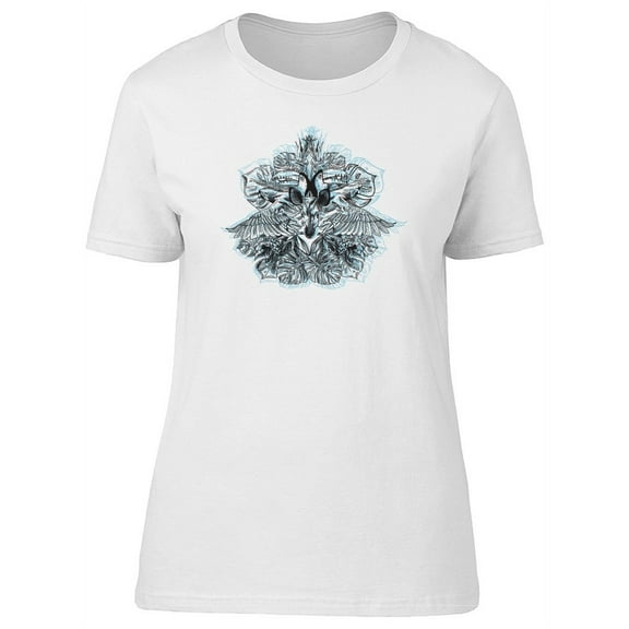 Abstract Toucans Sketch T-Shirt Women -Image by Shutterstock, Female Small